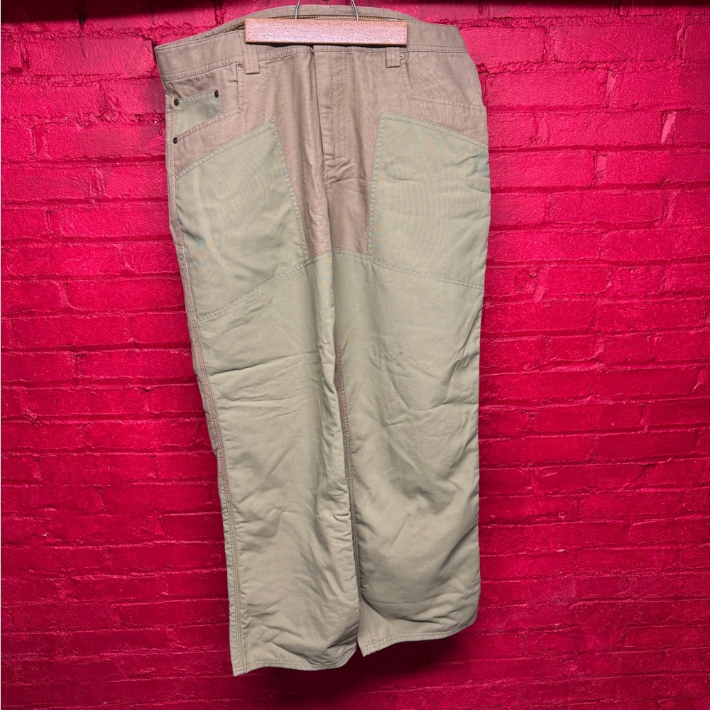 Under Armour Storm High Plains Green Canvas Hunting Pants 36x32 NWT